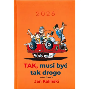 Kalendář Knižkový kalendář 2026 A5 oranžový