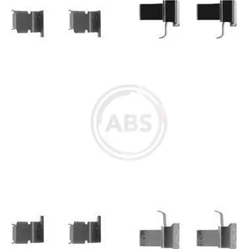 Přislušenství brzdového systému Sada příslušenství, obložení kotoučové brzdy A.B.S. ABS1262Q