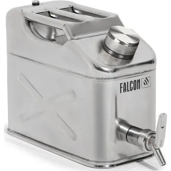 Kanystr Bezpečnostní kanystr FALCON z nerezové oceli, s plnicím kohoutem, těsnění EPDM, 10 litrů