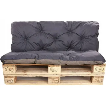 Podsedák POLŠTÁŘ ZAHRADNÍ NA PALETU LAVICI ZAHRADNÍ NÁBYTEK PROŠÍVANÁ 120x50x40cm