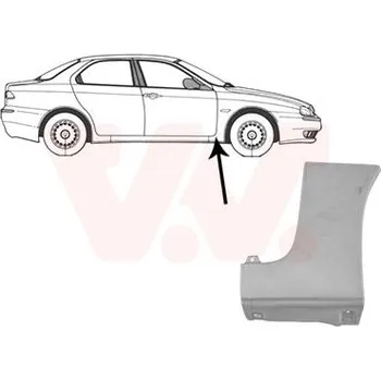 Blatník karosérie Blatník VAN WEZEL 0156156