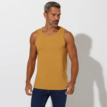 Pánské tílko Sada 3 sportovních tílek oranžová+zelená+žlutá 137/146