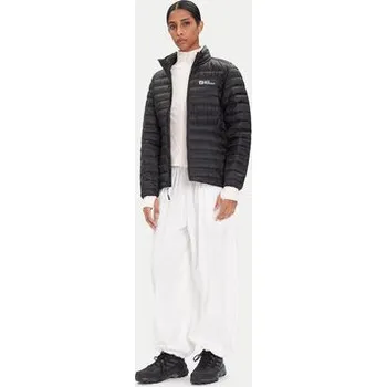Dámská větrovka Jack Wolfskin Vatovaná bunda Pilvi 1207761 Černá Regular Fit XS