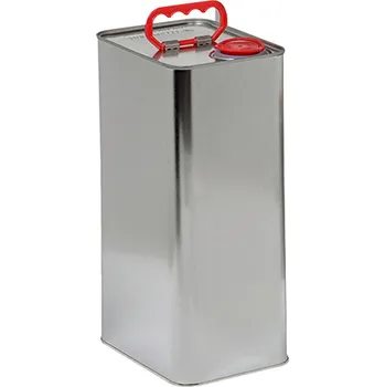 Kanystr Plechový kanystr 5 l, s plastovou rukojetí, schválení pro přepravu, BJ = 24 kusů