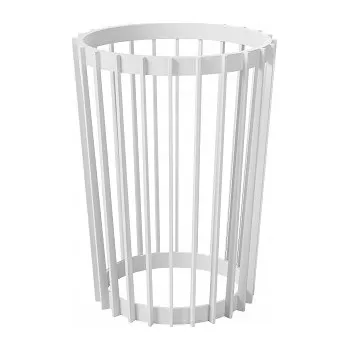 Květináč Vysoký oboustranný květinový stojan STANDY 24/30 v.40 - Bílý