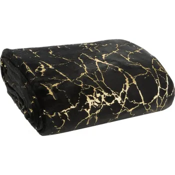 Přehoz na lůžko Deka D91 GLAMO černá / zlatá