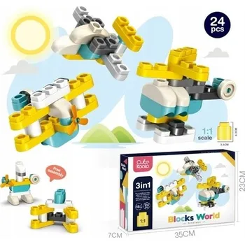 ostatní stavebnice STAVEBNICE PRO MIMINKO 3V1, 24 DÍLŮ