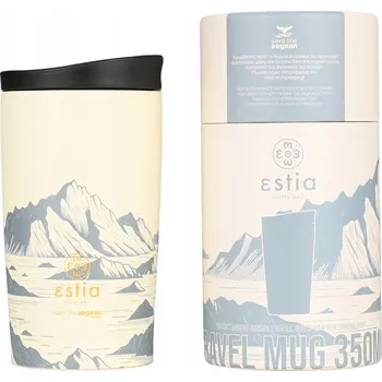 Termohrnek Termohrnek s horským motivem, nepropustná termoska na kávu, čaj, 350 ml