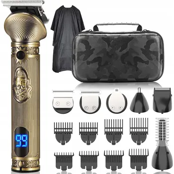 Strojek na vlasy STŘÍHACÍ STROJEK NA VLASY HOLICÍ STROJEK ZASTŘIHOVAČ SADA BEZDRÁTOVÝ 7V1