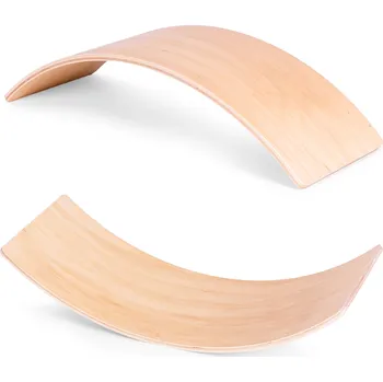 Dřevěná hračka Dětská dřevěná balanční deska pro cvičení rovnováhy ECOTOYS