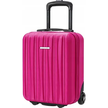 PUCCINI Kabinový Kufr Malý Tvrdý Na Kolečkách ABS ABS021D-3A Růžový