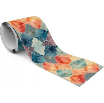 Fototapeta Dekorativní Bordura Bordura na Tapety Akvarelové ORNAMENTY Abstrakce Retro