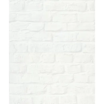 Tapeta Vliesová tapeta na zeď, bílo-šedá, cihly, cihlová zeď, 34165, Loft Superior, Marburg