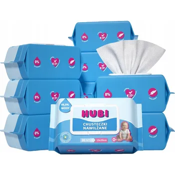 Hygienický ubrousek Vlhčené ubrousky HUBI Pure Water 10 x 80 ks