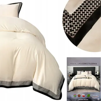 Povlečení Povlečení 160x200 Sada 3 dílů Jednobarevné s Volánem Naomi 10