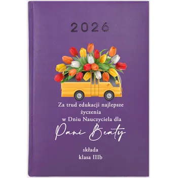 Kalendář Knihový kalendář 2026 A5 fialový