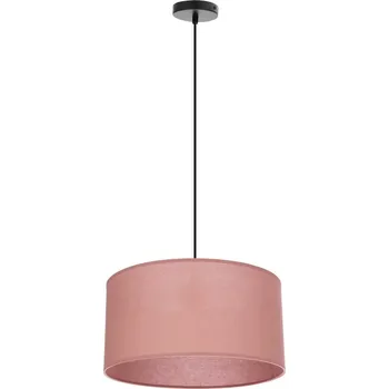 Závěsná lampa SHANTI černá 1x40 E27 stínidlo vřes