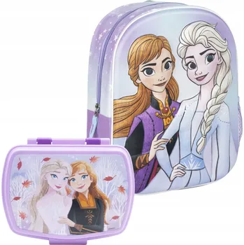 Dětský batoh DĚTSKÝ BATOH DO MATEŘSKÉ ŠKOLKY 3D JEDNOPRŮHRADNÝ LEDOVÉ KRÁLOVSTVÍ 31 cm