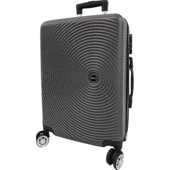Bavy Cestovní kufr skořepinový 20" Circle Dark grey