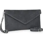 Kabelka psaníčko Vera Pelle , přírodní semišová kůže, šedá