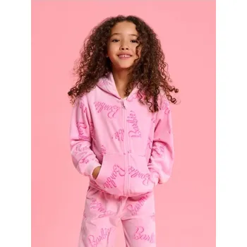 Dívčí mikina Sinsay - Mikina s kapucí Barbie - růžová - 045GA-30X - 045GA-30X-128