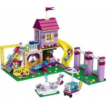 ostatní stavebnice Stavebnice Domeček na stromě Dětské Hřiště Skluzavka Houpačka Zmrzlina Panenky Pes 09