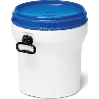 Sud Sud se širokým hrdlem a víkem, plastový, stohovatelný, 30 l