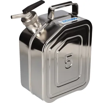 Kanystr Bezpečnostní kanystr z nerezu s dávkovacím kohoutem, objem 5 l