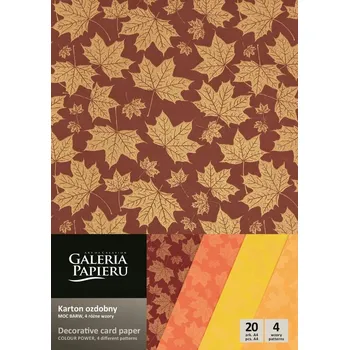 Barevný papír OZDOBNÝ KARTON ARGO MOC BARW A4 200G 20 LISTŮ MIX BAREV