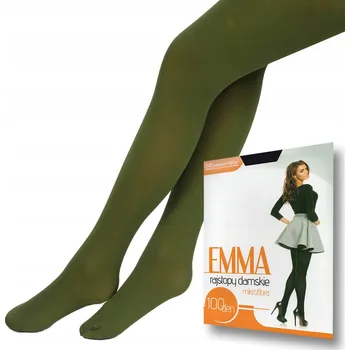 Dámské punčochy Punčocháče hladké Romartex EMMA 100den zelené, zelená, velikost 3