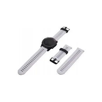 Řemínek na hodinky Silikonový řemínek / Garmin FENIX 3 3HR 5X / BÍLÝ