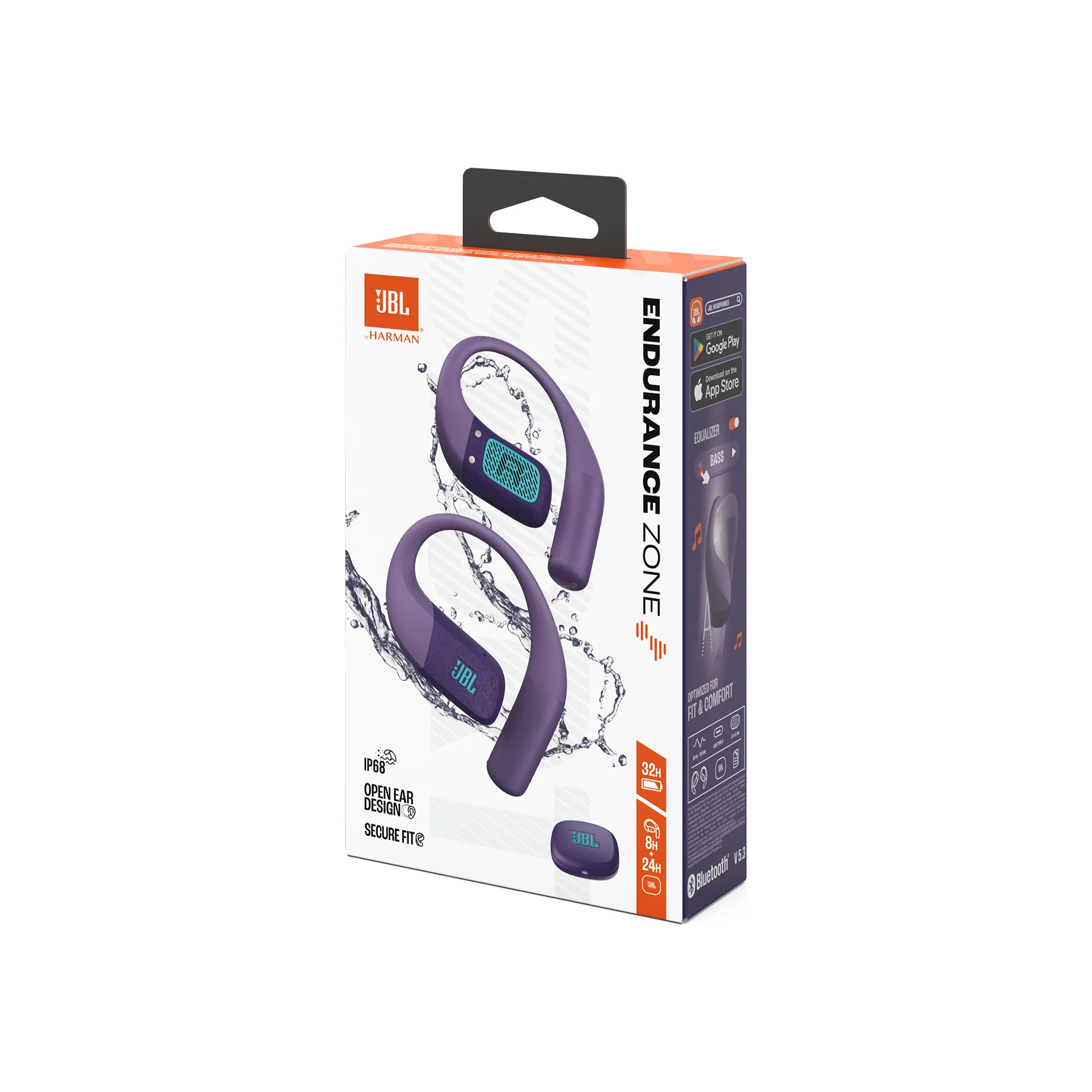 Fotografie 11 - Sluchátka JBL Endurance Zone Purple