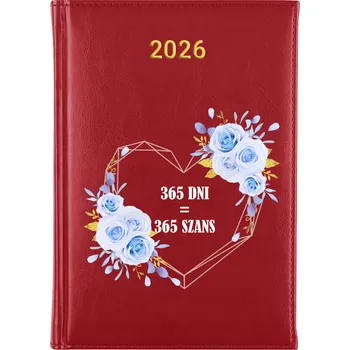 Kalendář Knižní kalendář 2026 A5 červený