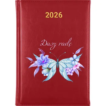 Kalendář Knižní kalendář 2026 A5 červený