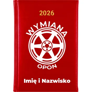 Kalendář Knižní kalendář 2026 A5 červený