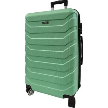 Bavy Cestovní kufr skořepinový 24" Ribs Light green