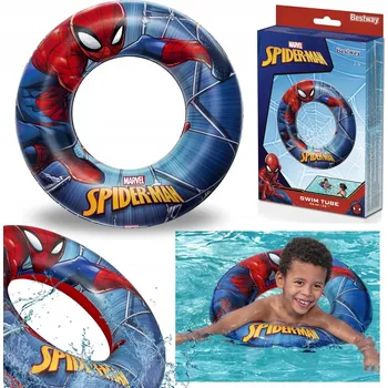 Nafukovací kruh MARVEL Spiderman Kruh na plavání, nafukovací kruh, plážový kruh, ponton do bazénu