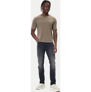 Pánské tričko HUGO T-Shirt Dero222 50466158 Béžová Regular Fit XXL