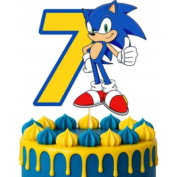 Obraz TOPER NA DORT TOPPER JEŽEK BLESK 2 ROKY NAROZENINOVÁ DEKORACE