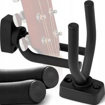 Věšák Nástěnný držák/věšák na kytaru, ukulele – pro elektrickou i klasickou kytaru
