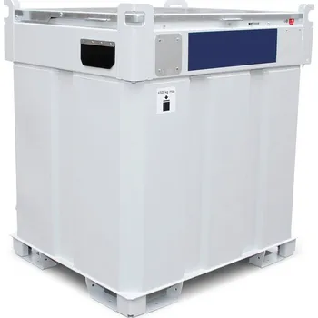 Palivová nádrž Mobilní čerpací nádrž na olej KI-O, dvouplášťová, 1000 litrů, čerpadlo 230 V a příslušenství