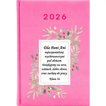 Kalendář Knižkový kalendář 2026 A5 růžový
