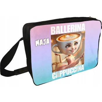 Taška přes rameno Italian Brain Rot Ballerina Cappucina italský brain rot