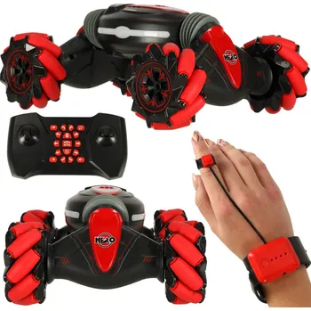 RC model auta KIK RC auto Kaskadérské kousky taneční kaskadérské kousky 360 červená