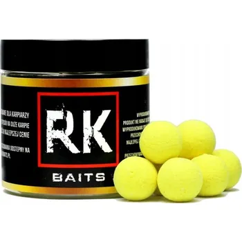 Boilies PROTEINOVÉ KULIČKY RK BAITS POP UP 12MM 125ML ANANAS MÁSLO