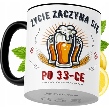 Hrnek Polidraw Hrnek Polidraw Narozeniny33 keramika 330 ml