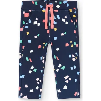 Dívčí oblečení Boboli Dívčí kalhoty BRIGHT CITY Barva: Modrá, Velikost BOBOLI: 3 roky (98)