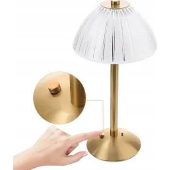 Lampička LED NOČNÍ STOLNÍ DOTYKOVÁ STOLNÍ LAMPA USB S BATERIÍ 1200 MAH