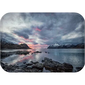 Koupelnová předložka KOUPELNOVÁ PŘEDLOŽKA | 40x60 RYCHLESCHNOUCÍ MÓDNÍ PROTISKLUZOVÁ VODĚODOLNÁ;