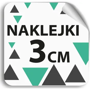 Samolepící etiketa Samolepicí etikety na arších, čtvercové, 100 ks